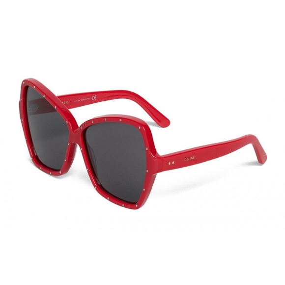 CELINE Red
Acetate Crystal Butterfly Sunglasses CL4066IS - Picture 5 of 7